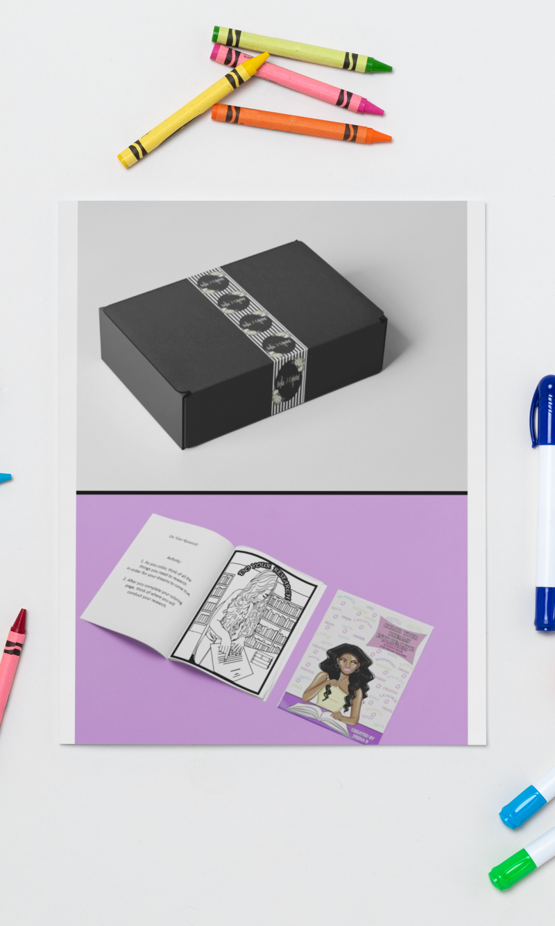 Color Your Dreams Into Reality Adult Coloring Book Color and Sip Kit