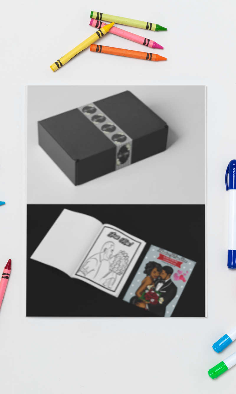 Shades Of Our Love Adult Coloring Book Color and Sip Kit