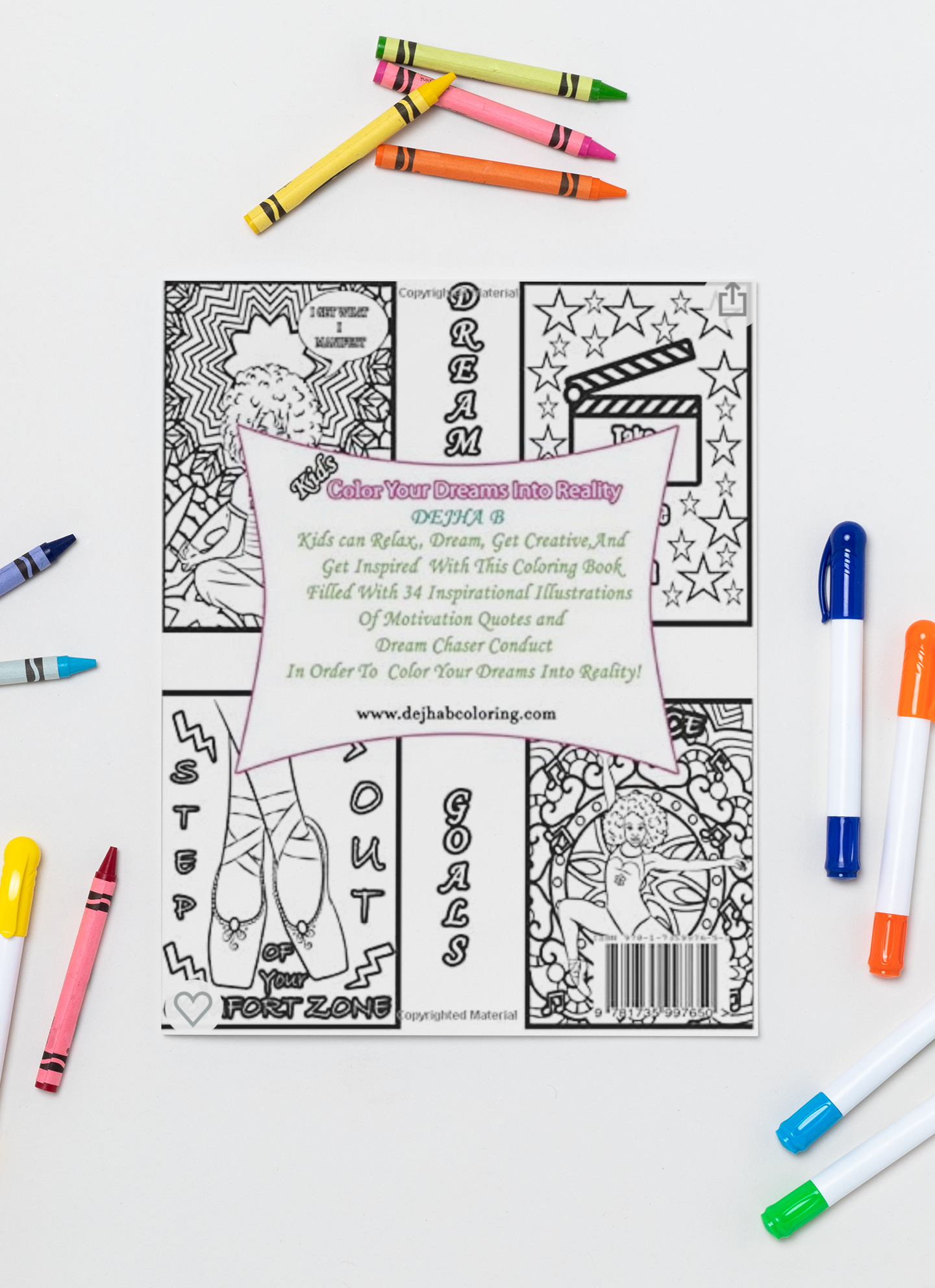 Kids Color Your Dreams into Reality Coloring Book - Image 3