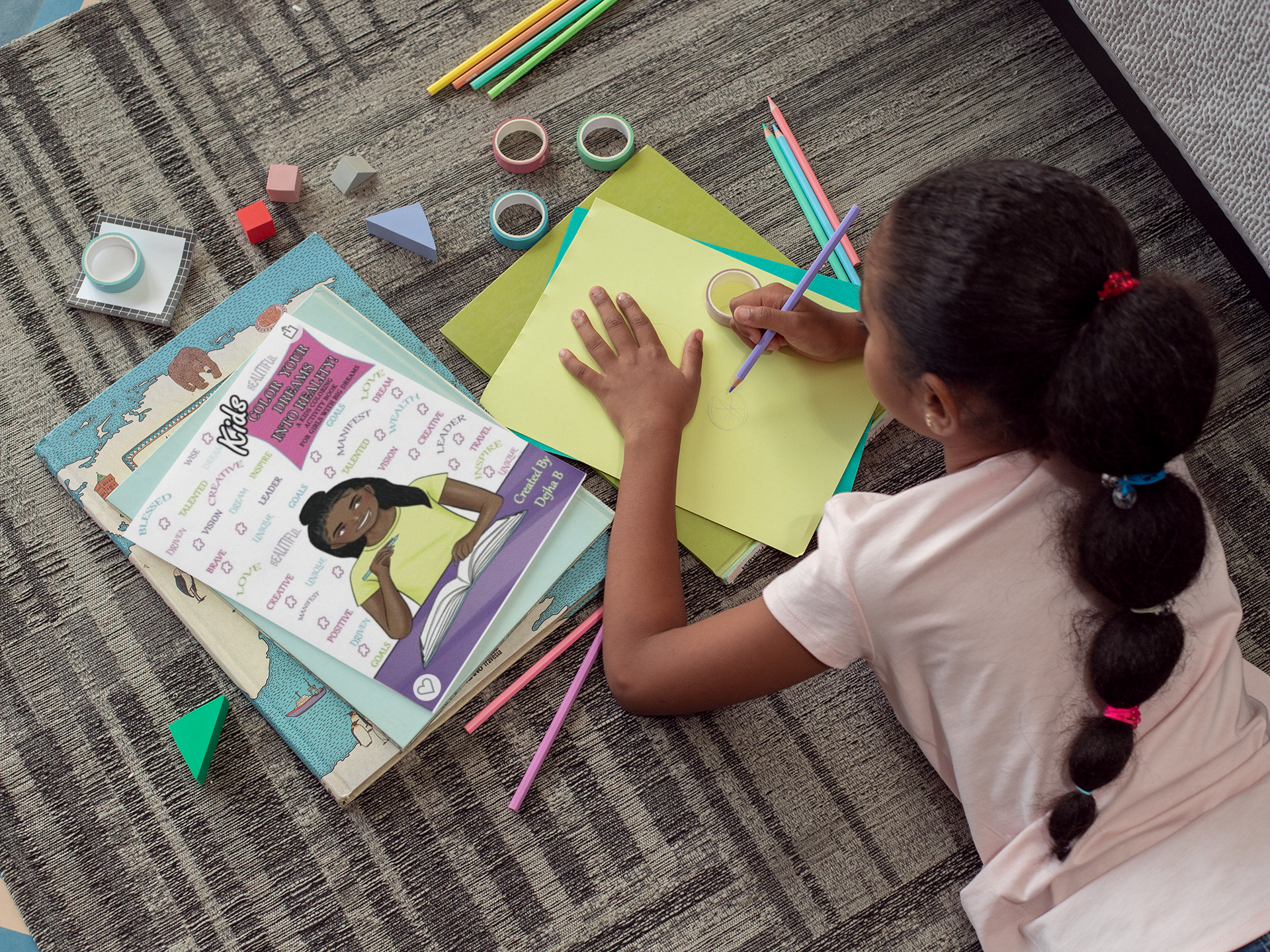 Kids Color Your Dreams into Reality Coloring Book - Image 2