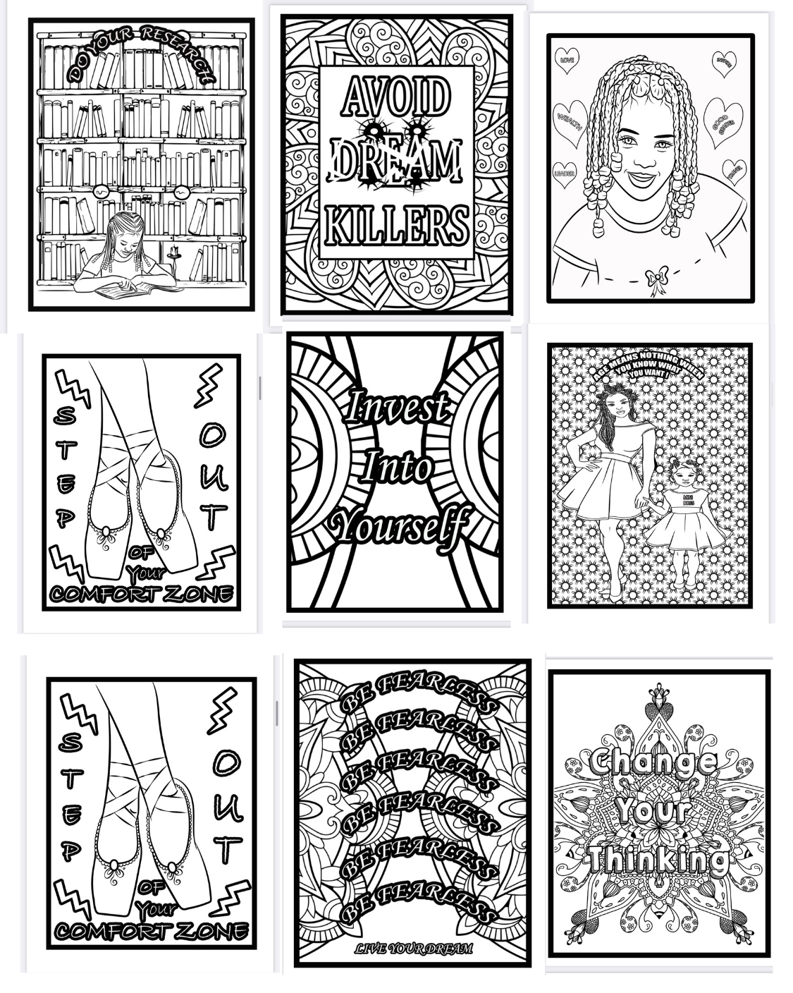 New Mommy and Me Coloring Book Bundle - Image 5