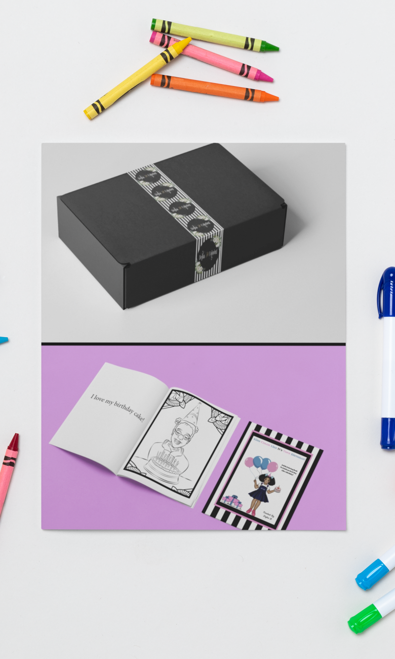 Kids Color Like It's Your Birthday Color and sip kit