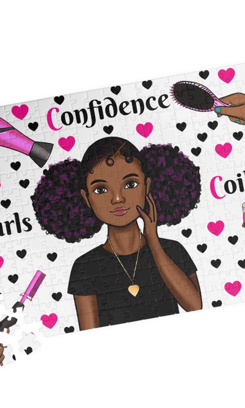 Confidence Curls and Coils Black Girl Puzzle