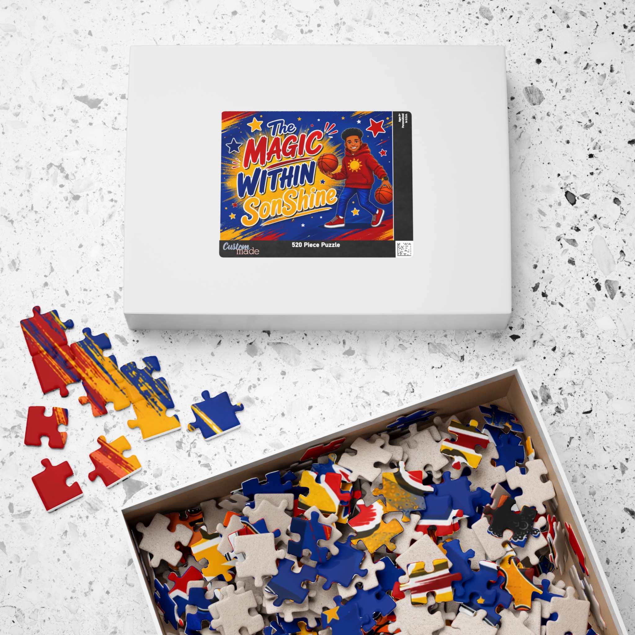 The Magic Within SonShine Puzzle – Kids Basketball Motivational Jigsaw (110/252/520 pcs) - Image 4