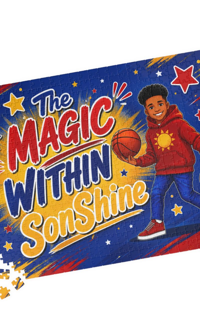 The Magic Within SonShine Puzzle – Kids Basketball Motivational Jigsaw (110/252/520 pcs)