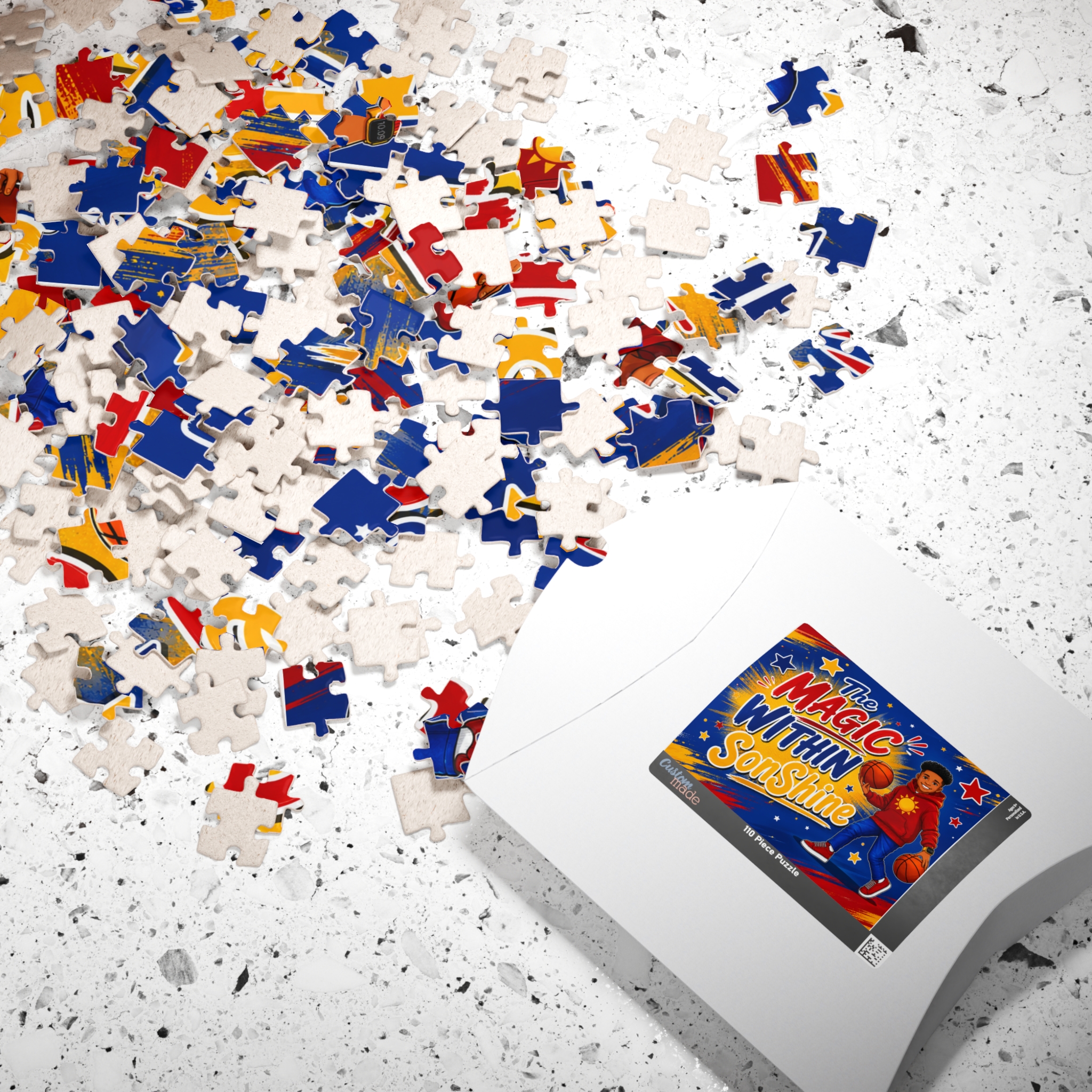 The Magic Within SonShine Puzzle – Kids Basketball Motivational Jigsaw (110/252/520 pcs) - Image 2